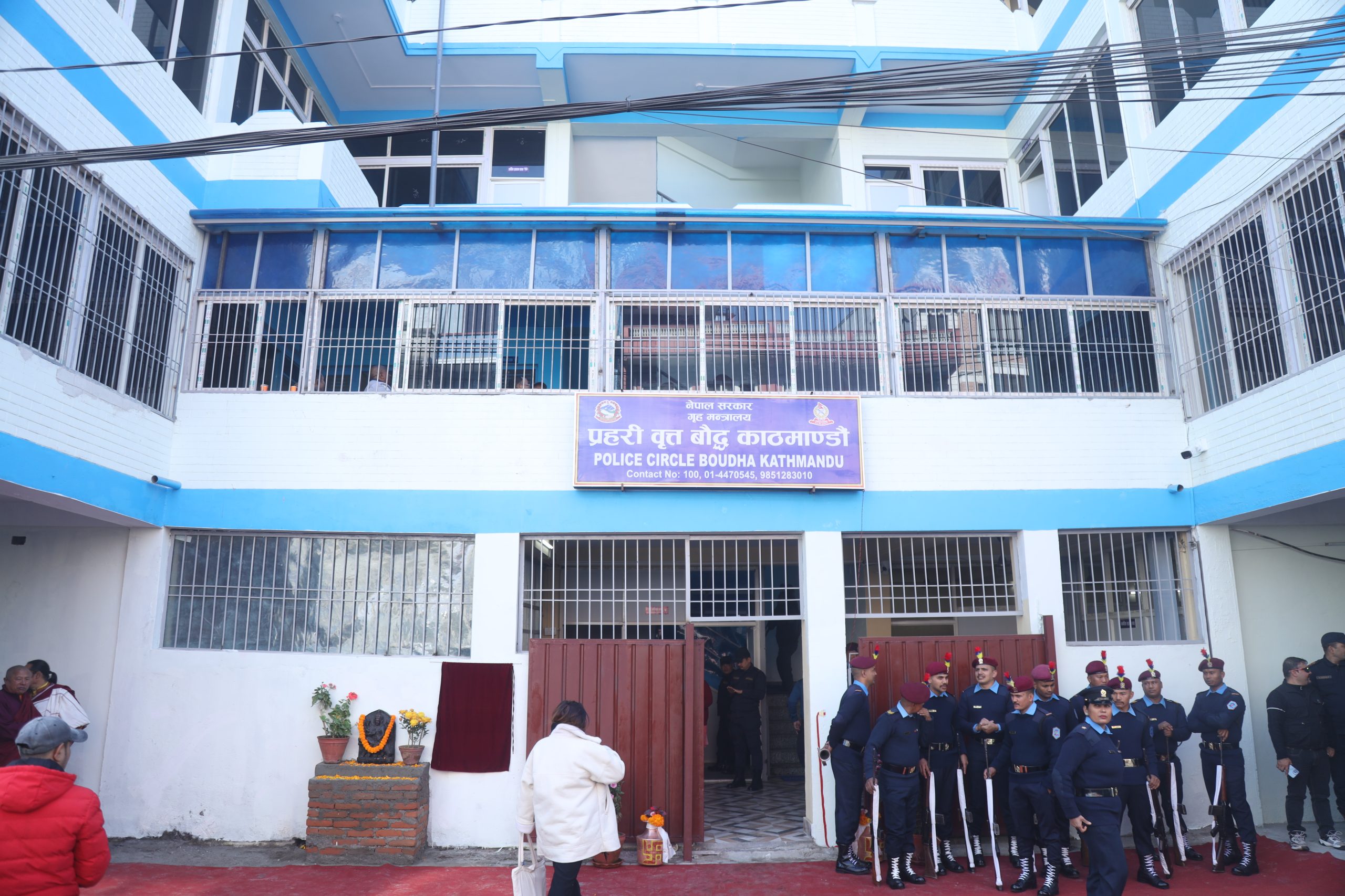 जेनजी आन्दोलनमा क्षतिग्रस्त प्रहरी वृत्त बौद्ध भवन पुनर्निर्माणपछि हस्तान्तरण